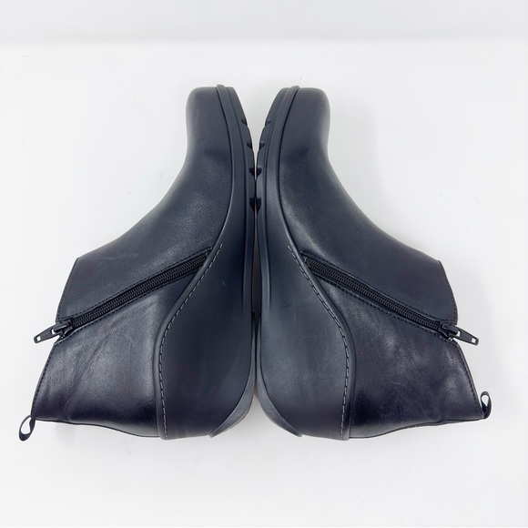 Wolky Wedge Leather Ankle Boots - Picture 4 of 7